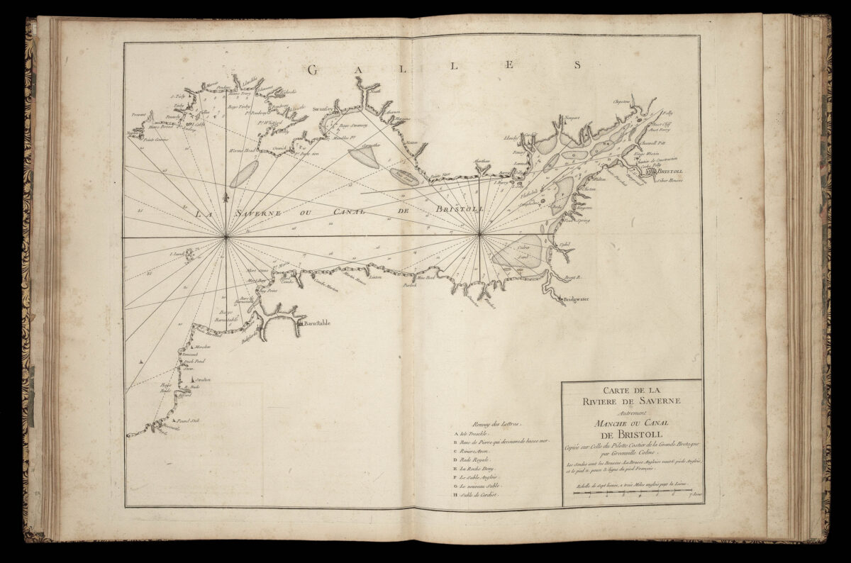 COLLINS, Captain Greenville Cartes et Plans de Plusieurs Parties des Côte d'Angleterre,