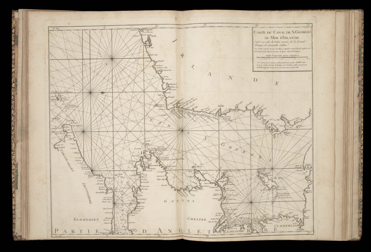 COLLINS, Captain Greenville Cartes et Plans de Plusieurs Parties des Côte d'Angleterre,