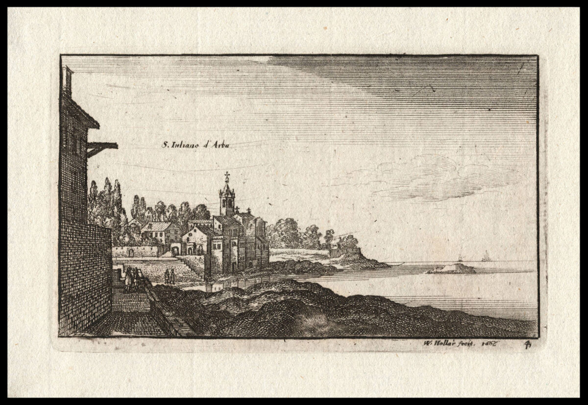 HOLLAR, W[enceslaus] [Six Italian Views, Genoa, St Giugliano d'Arba and Besagno].