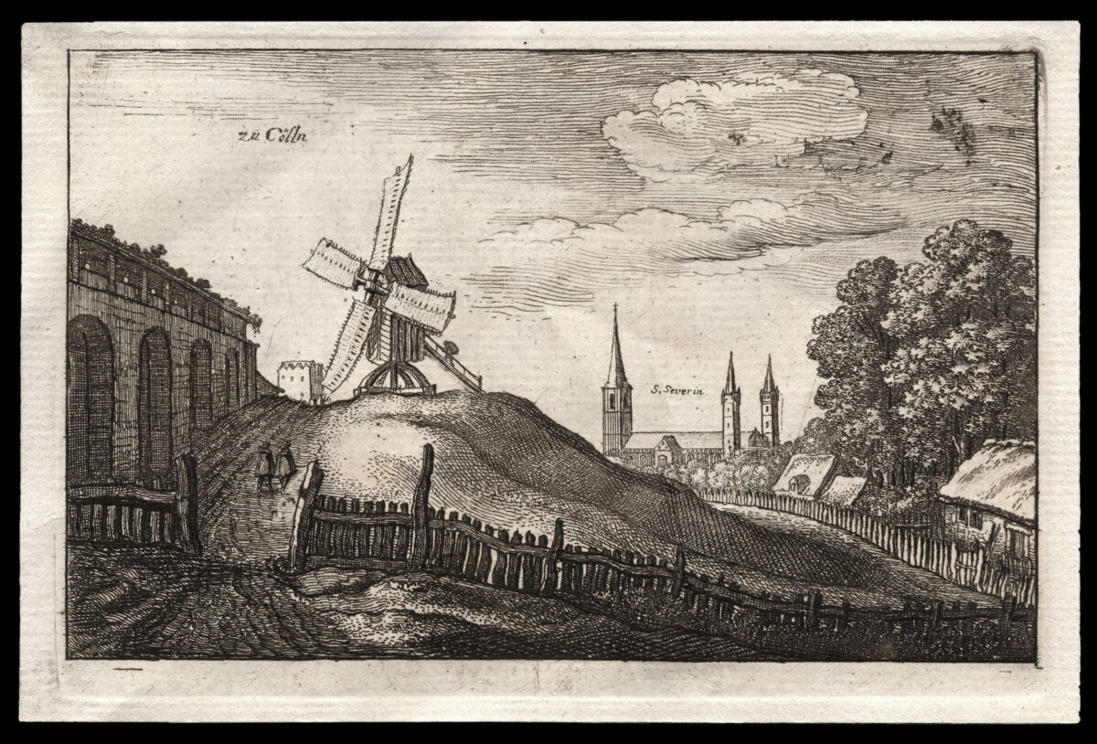 HOLLAR, W[enceslaus] [Six Northern European views: Duren, Hemsen, Cologne, Bonn, Brussels]