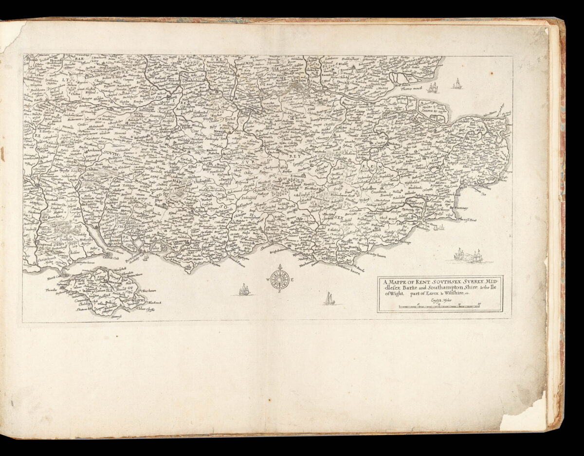 [HOLLAR, Wenceslaus] [The kingdome of England & principality of Wales exactly described