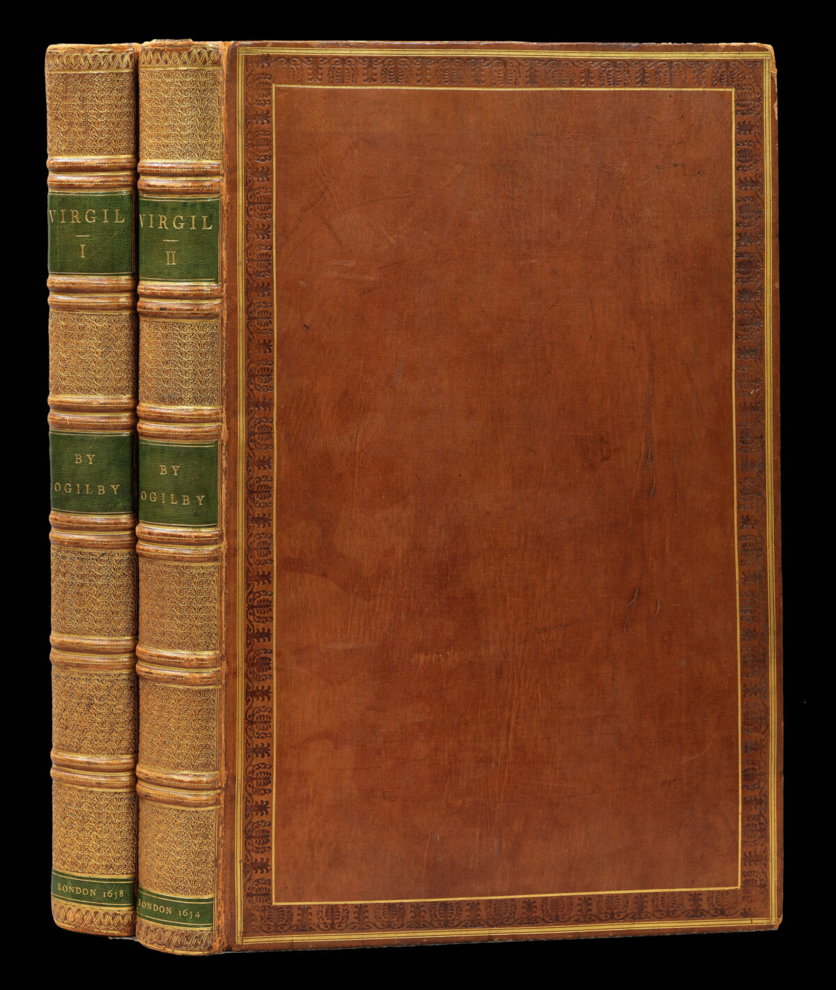 HOLLAR, Wenceslaus, and VIRGIL Opera per Johannem Ogilvium edita et sculpturis aenis adoranata.