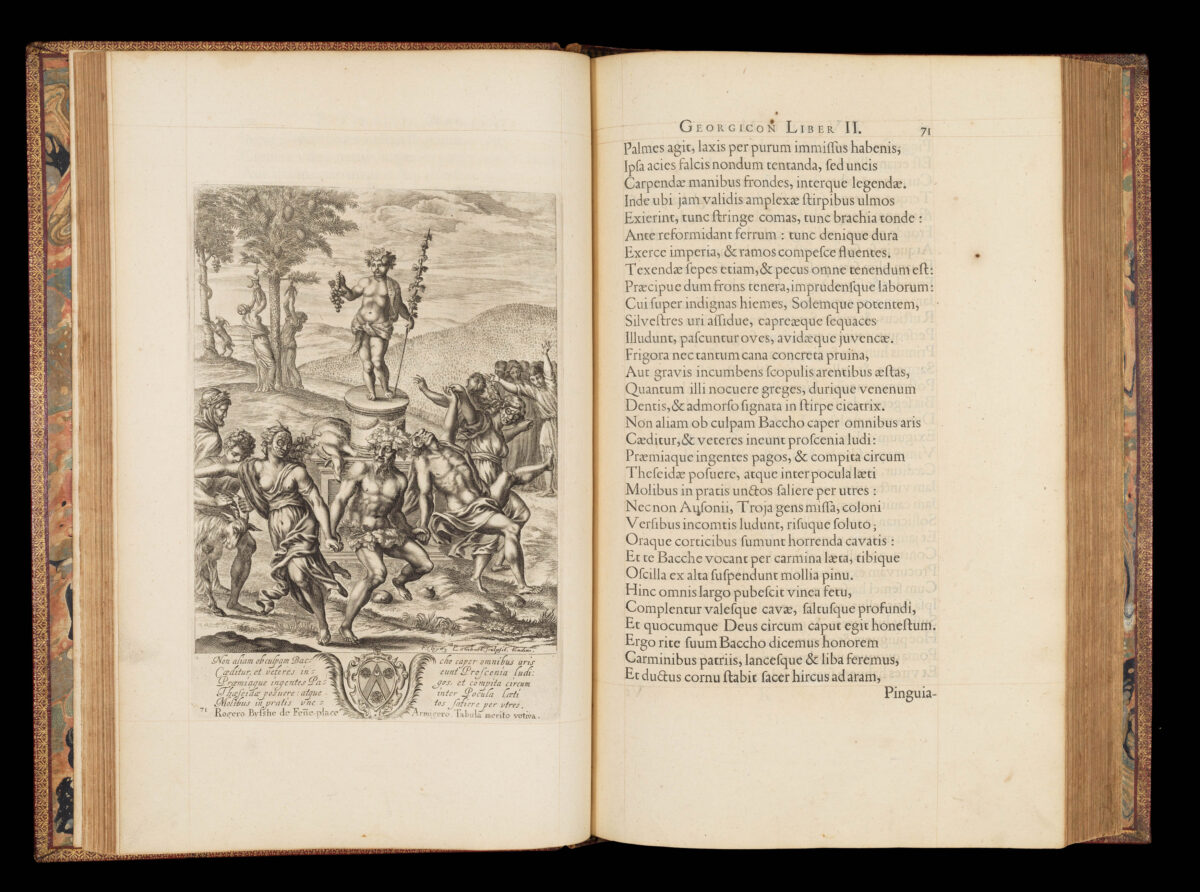 HOLLAR, Wenceslaus, and VIRGIL Publii Virgilii Maronis Opera per Johannem Ogilvium edita, et sculpturis aenis adornata