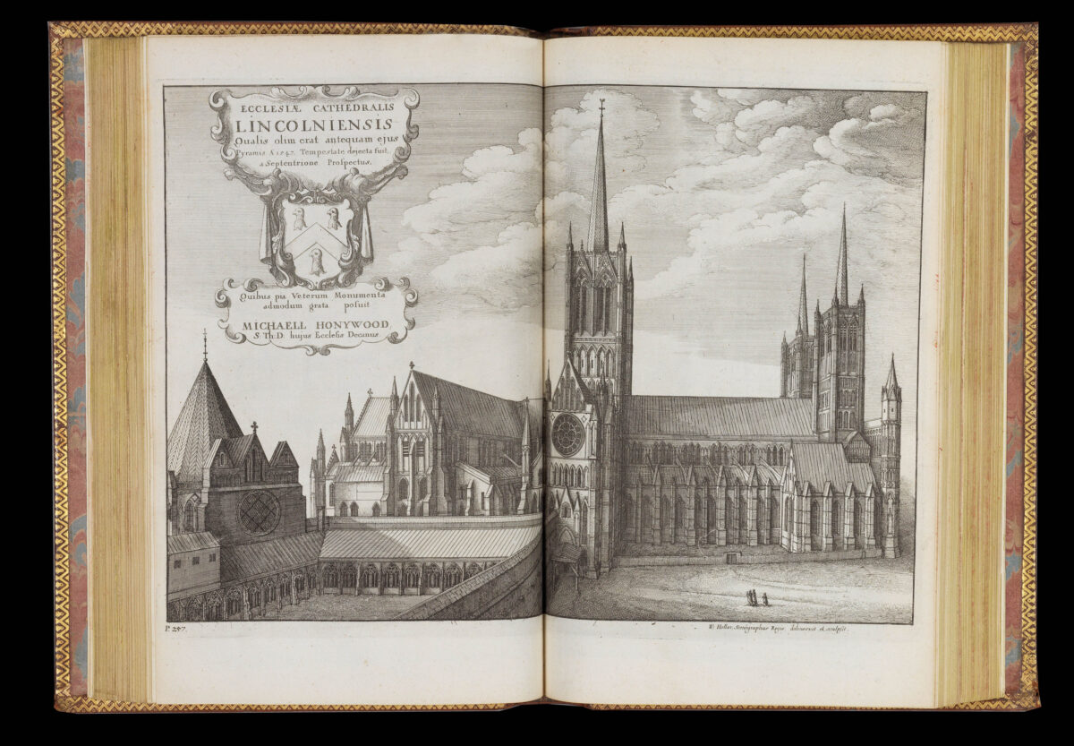 DUGDALE, sir William & Roger DODSWORTH Monasticon Anglicum, sive Pandectae coenobiorum Benedictionorum Cluniascensium Cisterciensium Carthusianorum a primordiis ad Londinensis, Eboracensis; Curiarum Scaccarii, Augmentationum; bibliothecis Bodleianae, Coll. Reg. Coll. Bened. Arundellianae, Cottonianae, Seldenianae, Hattonianae aliisque digesti