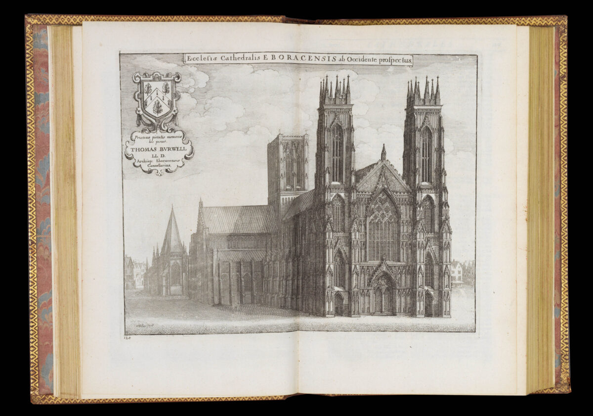 DUGDALE, sir William & Roger DODSWORTH Monasticon Anglicum, sive Pandectae coenobiorum Benedictionorum Cluniascensium Cisterciensium Carthusianorum a primordiis ad Londinensis, Eboracensis; Curiarum Scaccarii, Augmentationum; bibliothecis Bodleianae, Coll. Reg. Coll. Bened. Arundellianae, Cottonianae, Seldenianae, Hattonianae aliisque digesti