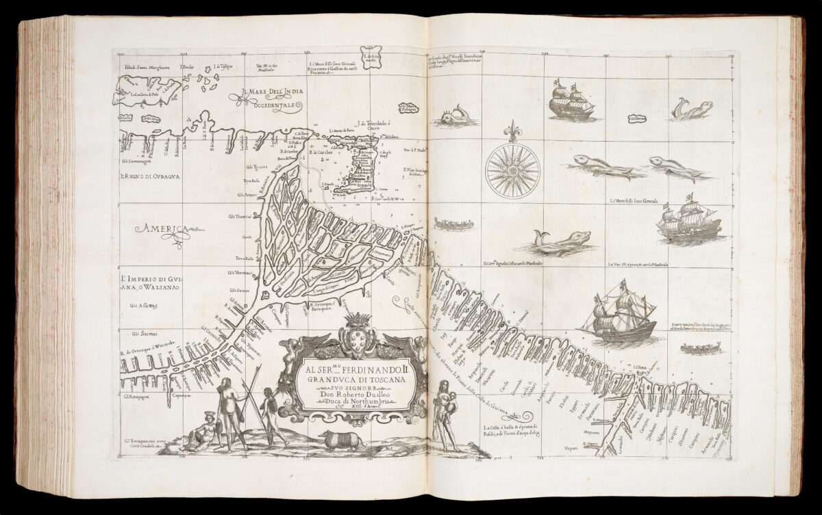DUDLEY, Robert Dell'arcano del Mare di D. Ruberto Dudleo Duca di Northumbria, e Conte di Warwich…