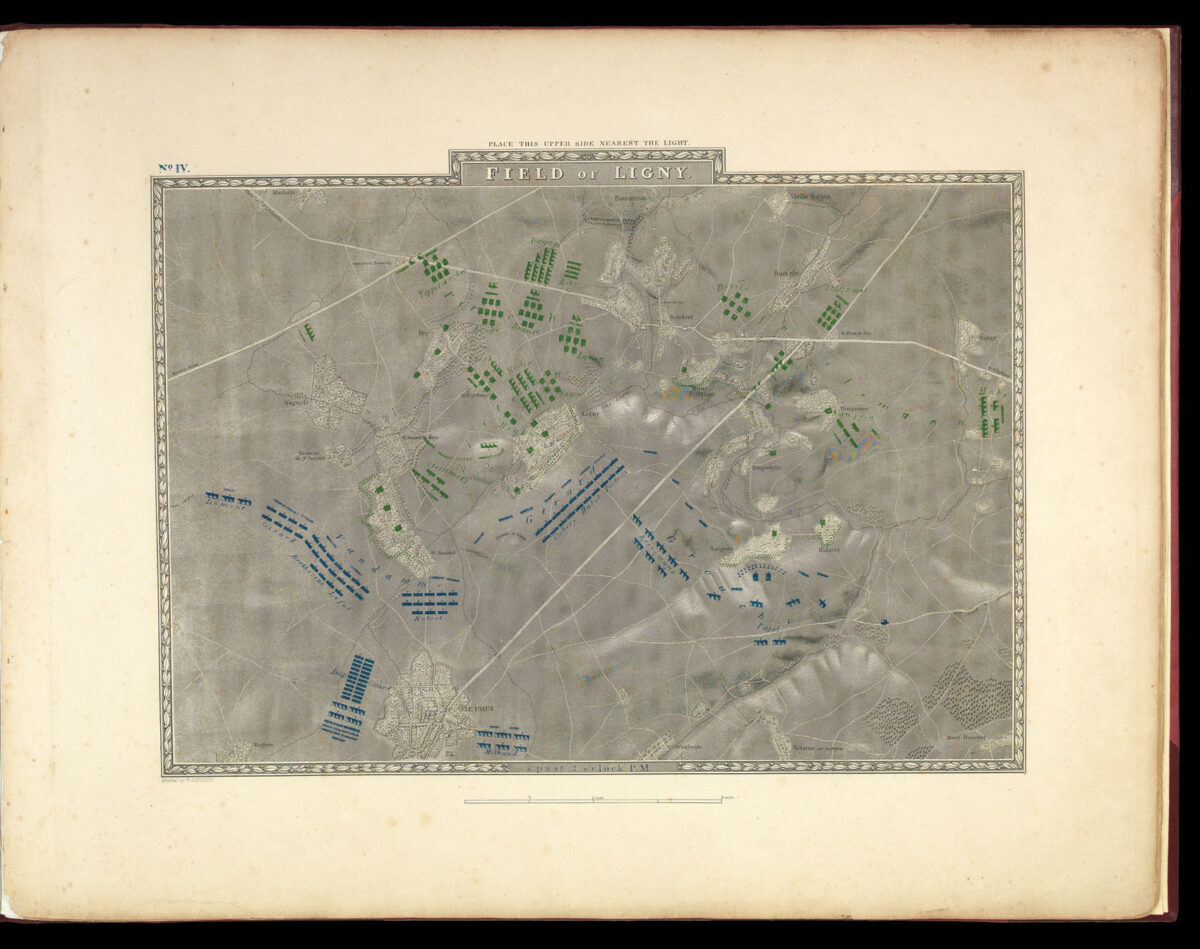 SIBORNE, William [Anaglyptographic atlas of the Waterloo Campaign].