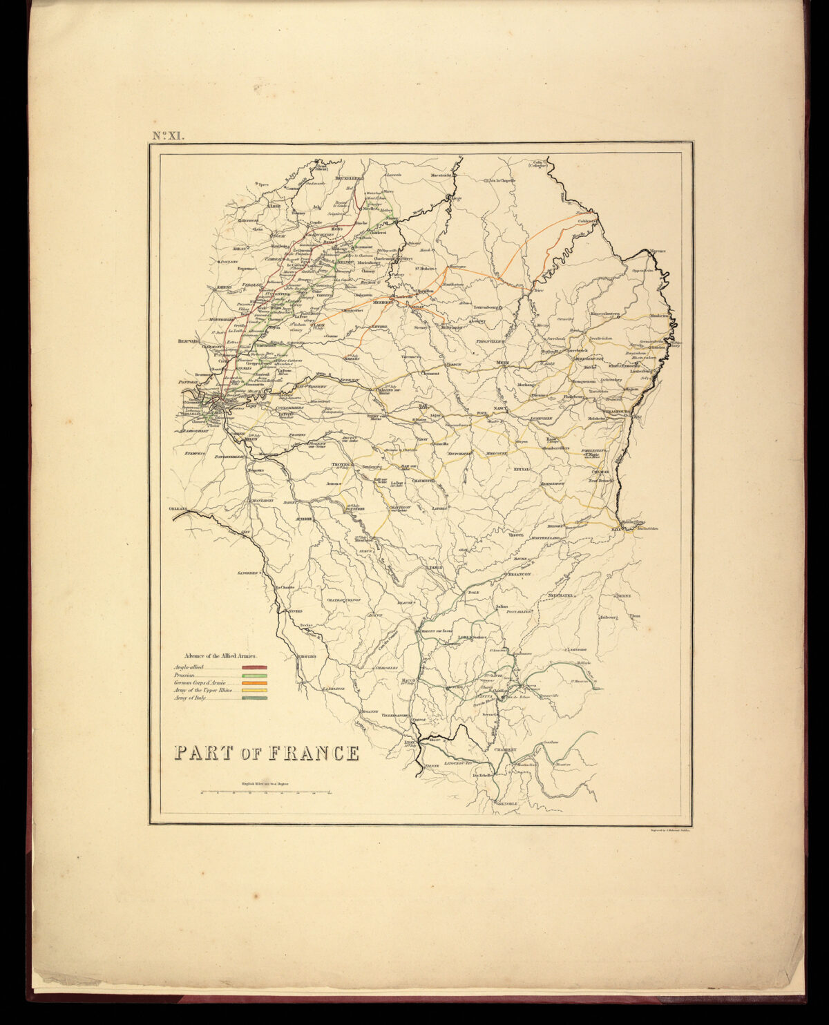 SIBORNE, William [Anaglyptographic atlas of the Waterloo Campaign].