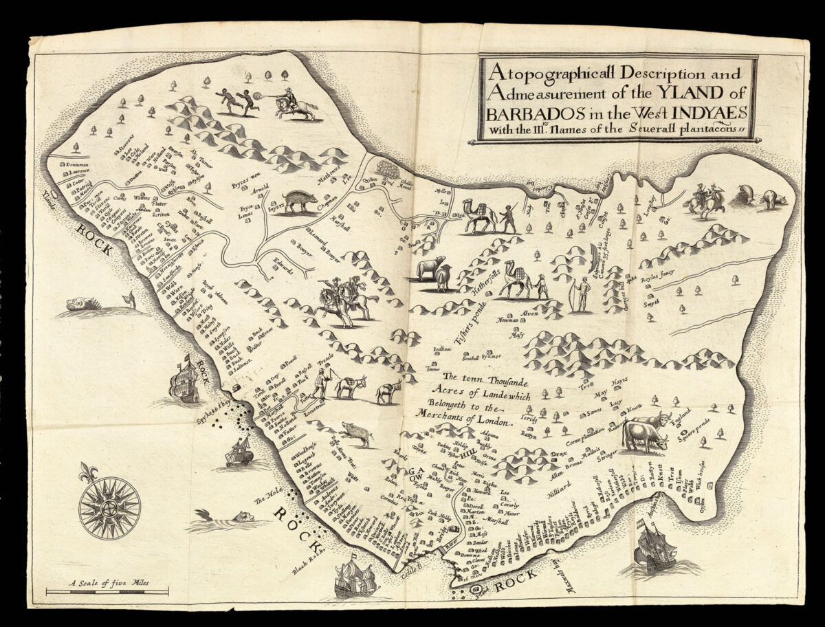 LIGON, Richard A True & Exact History of the Island of Barbados.