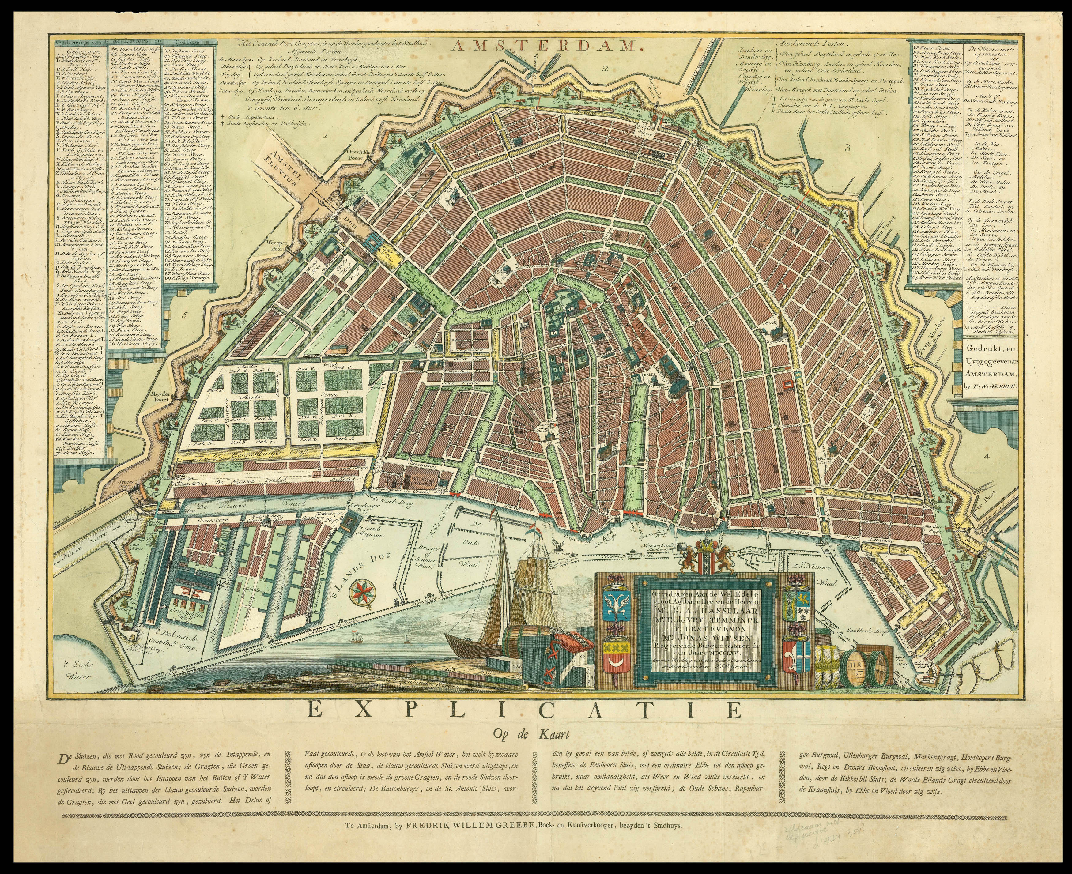 GREEBE, Frederick William Amsterdam.