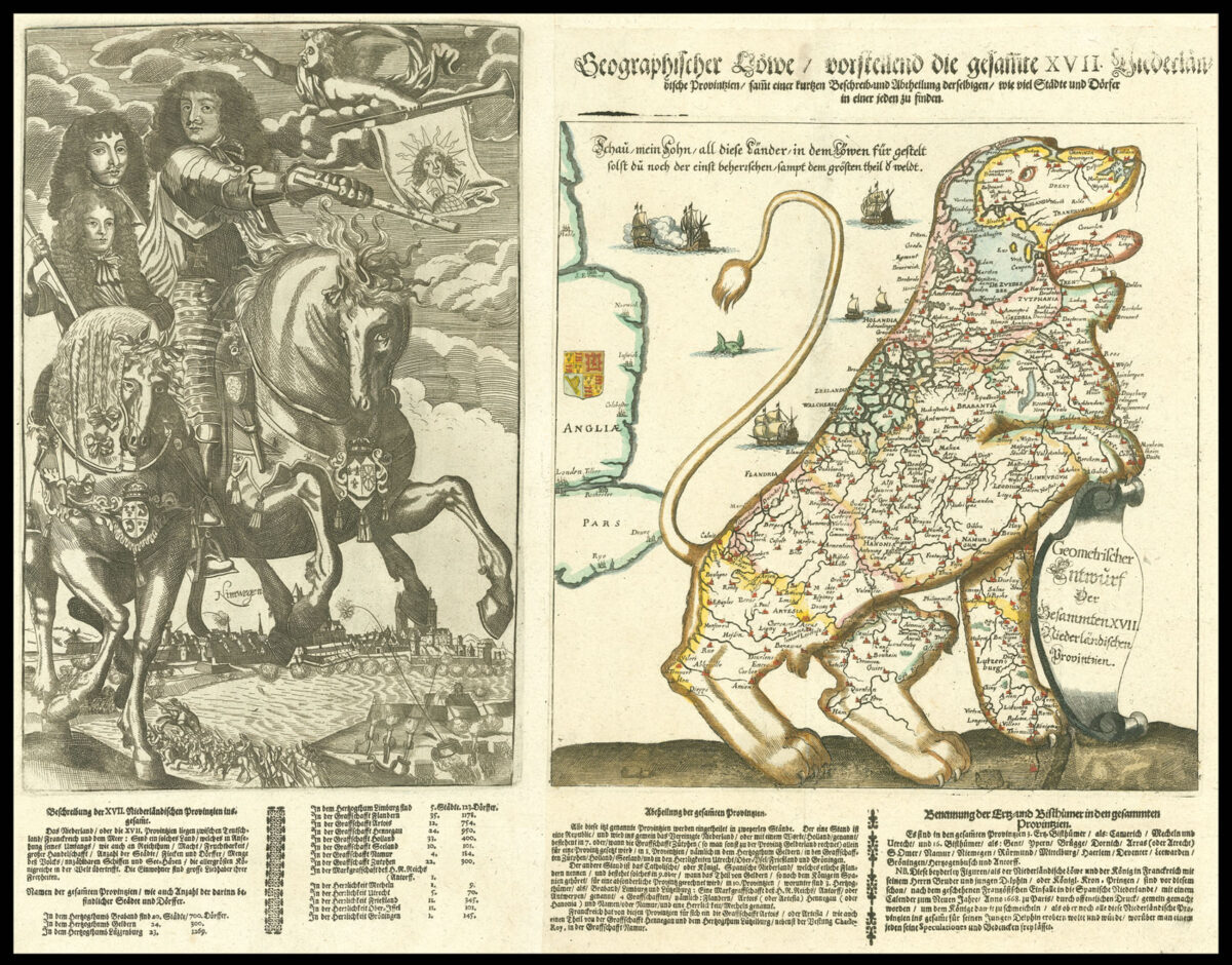 [Anonymous] Geometrischer Entwurf Der Gesammten XVII Niederländischen Provintzien.