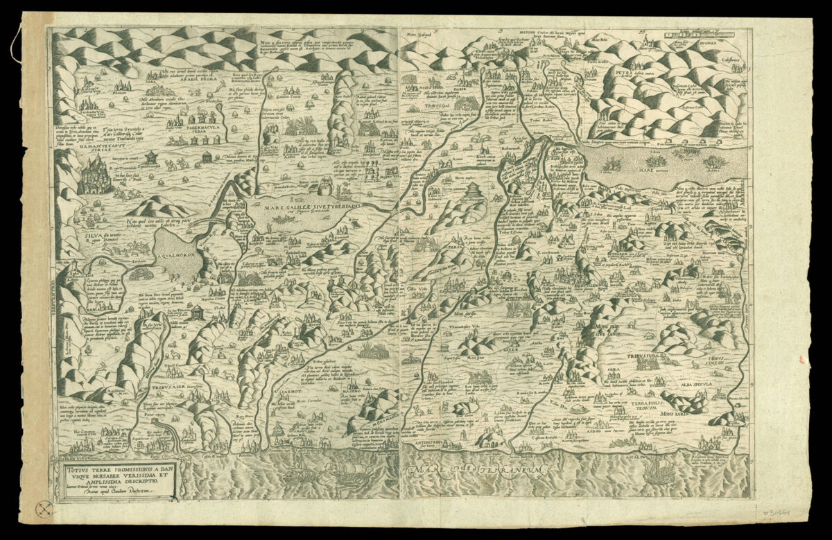 DUCHETTI, Claudio after ORLANSI, Giovanni. Totius terre promissionis a dan usque bersabee verissima et amplissima descriptio...