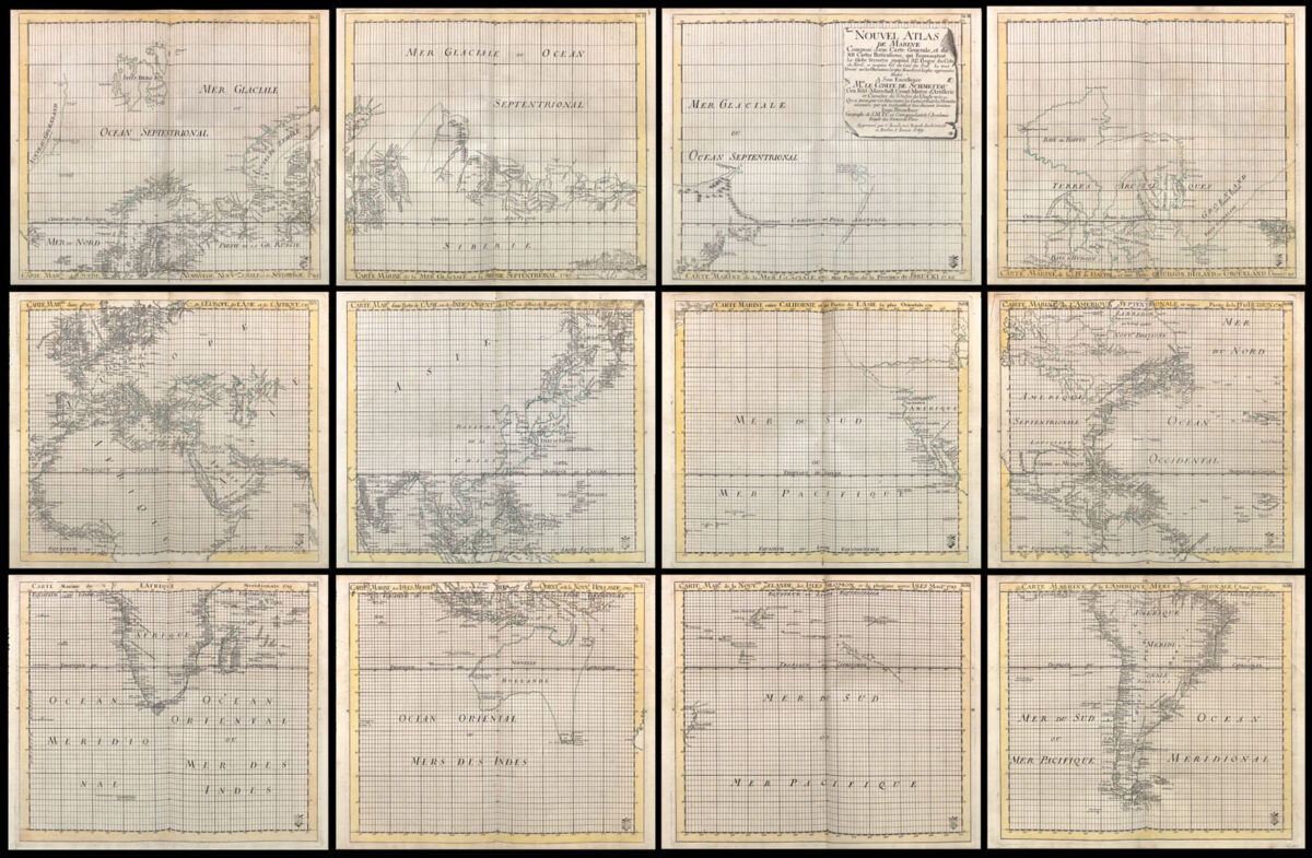 BROUCKNER, Isaac Nouvel Atlas de Marine