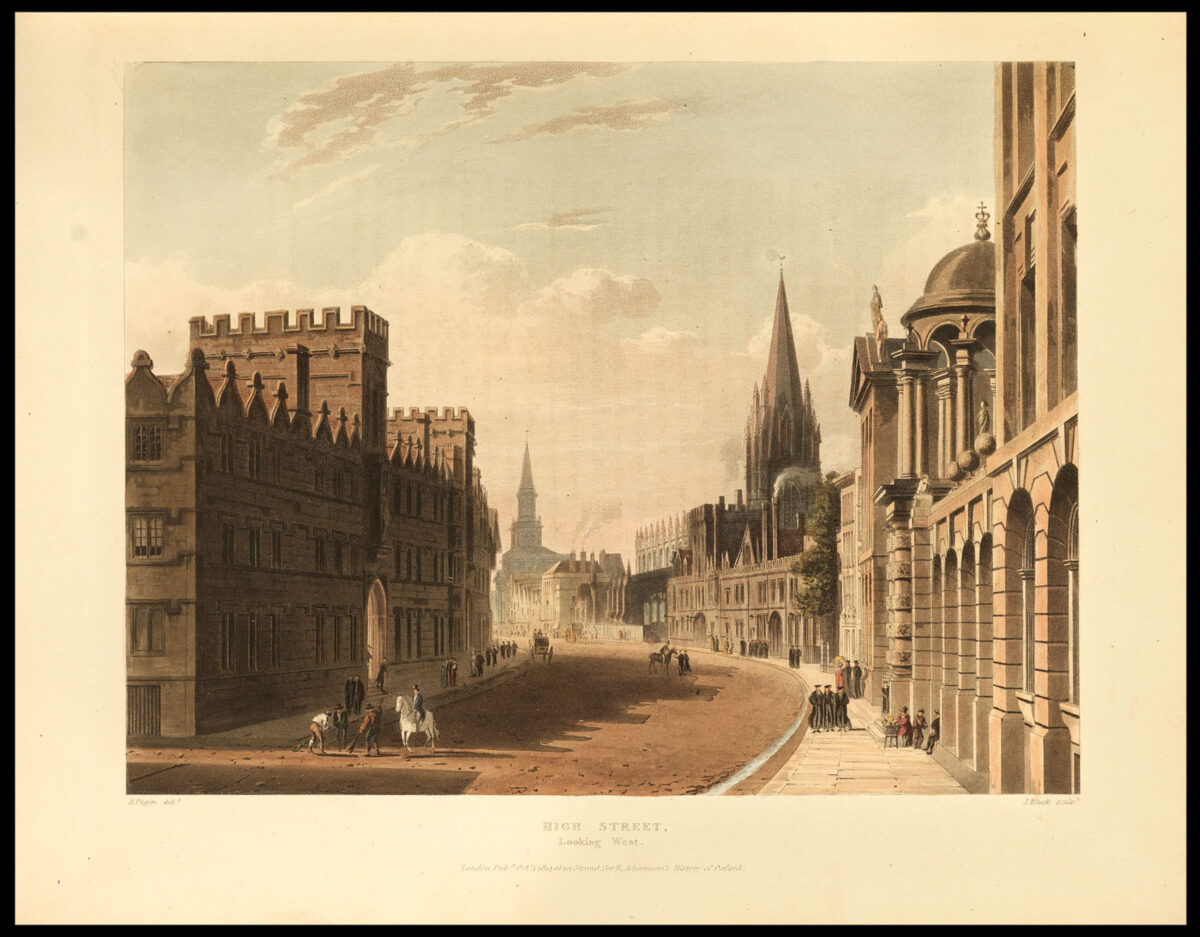 ACKERMANN, Rudolph A History of The University of Oxford, its colleges, halls, and public buildings. In two volumes.