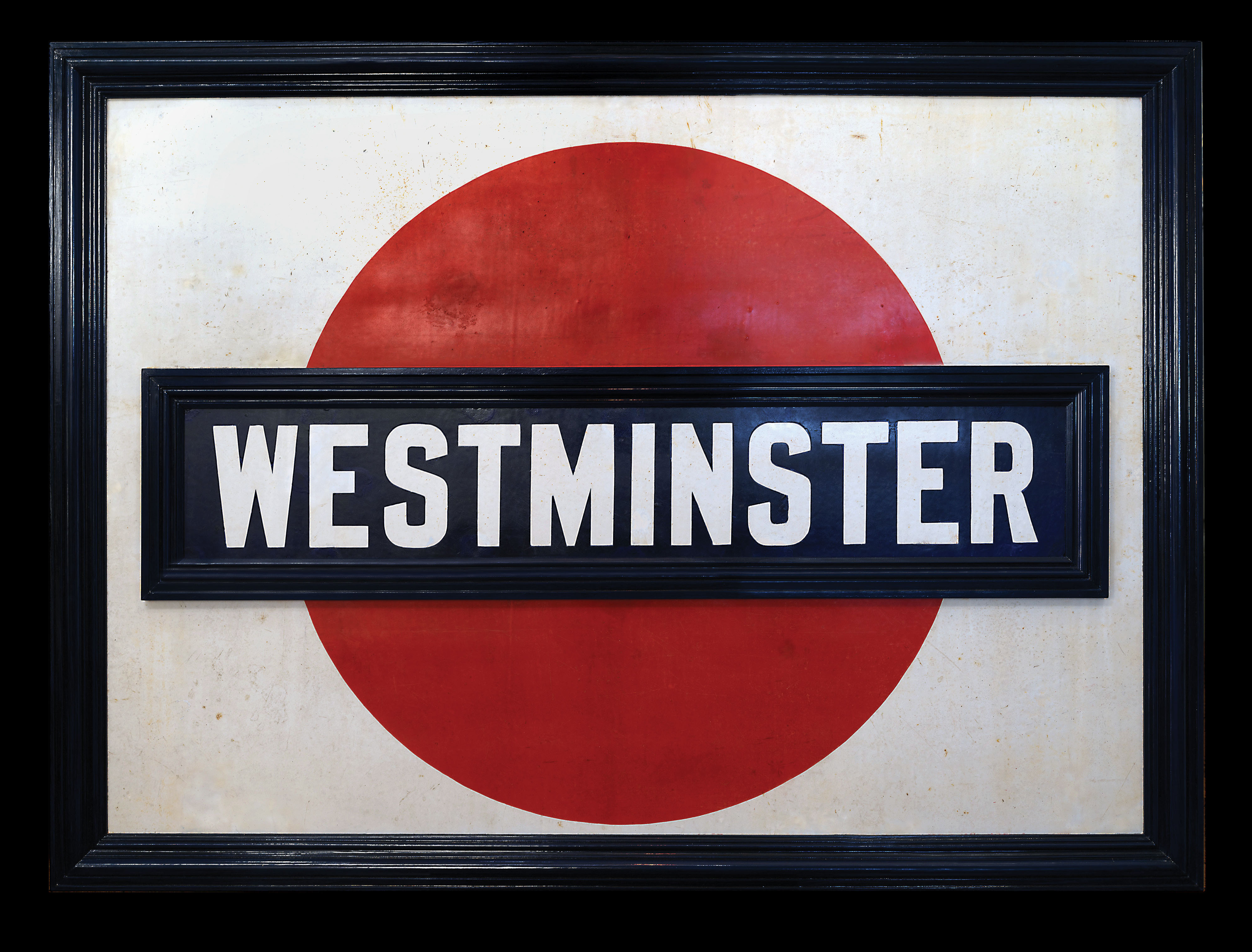 [LONDON TRANSPORT] [Tube sign] Westminster.