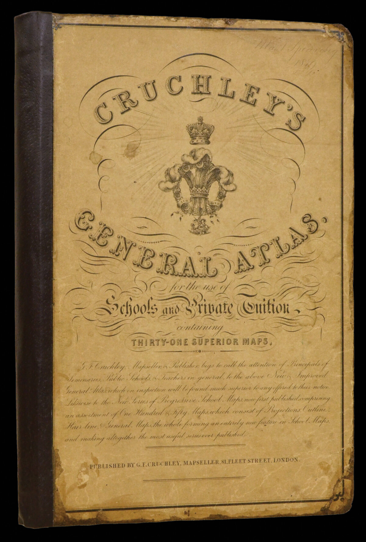 CRUCHLEY, George Frederick Cruchley's General Atlas