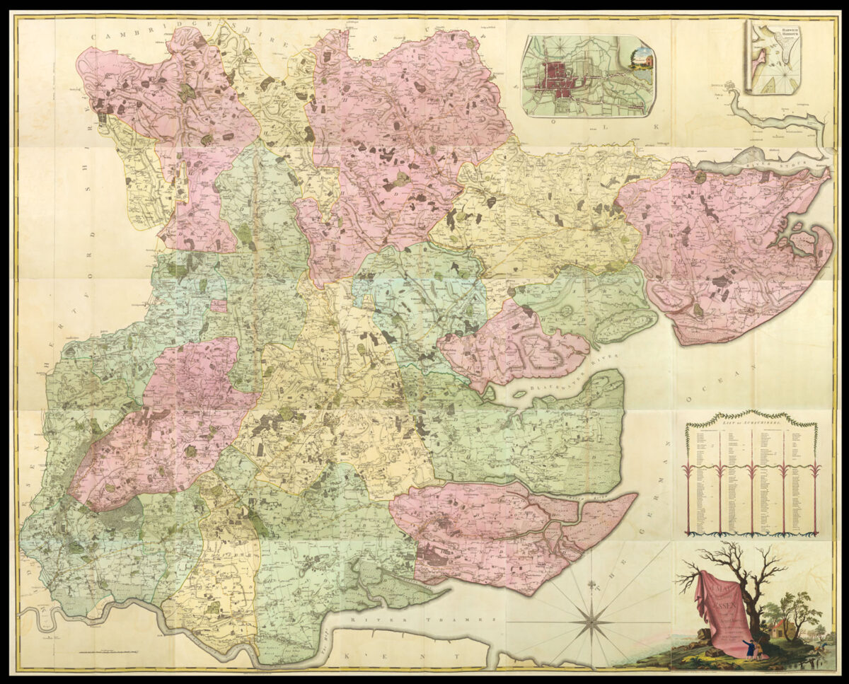 CHAPMAN, John & ANDRE, Peter A Map of the County of Essex