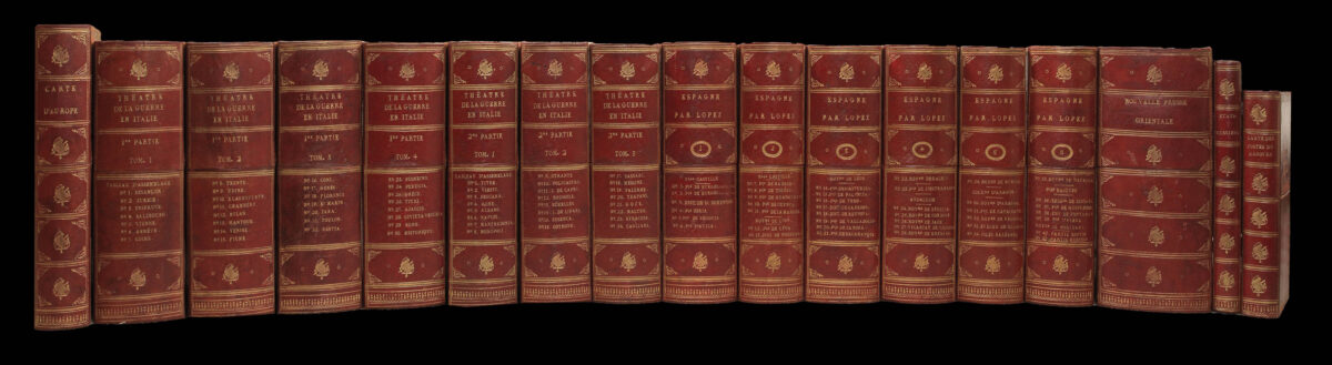 BADER-d'ALBE, Louis Albert Guislan; LOPEZ, Thomas; OHSEN, Friedrich Willhelm; PONGRATZ, Jean; SOTZMAN, D[aniel] F[rederick] [Collection of maps of Spain, Italy, Germany, and Europe from thecollection of the Comte Dorsenne].