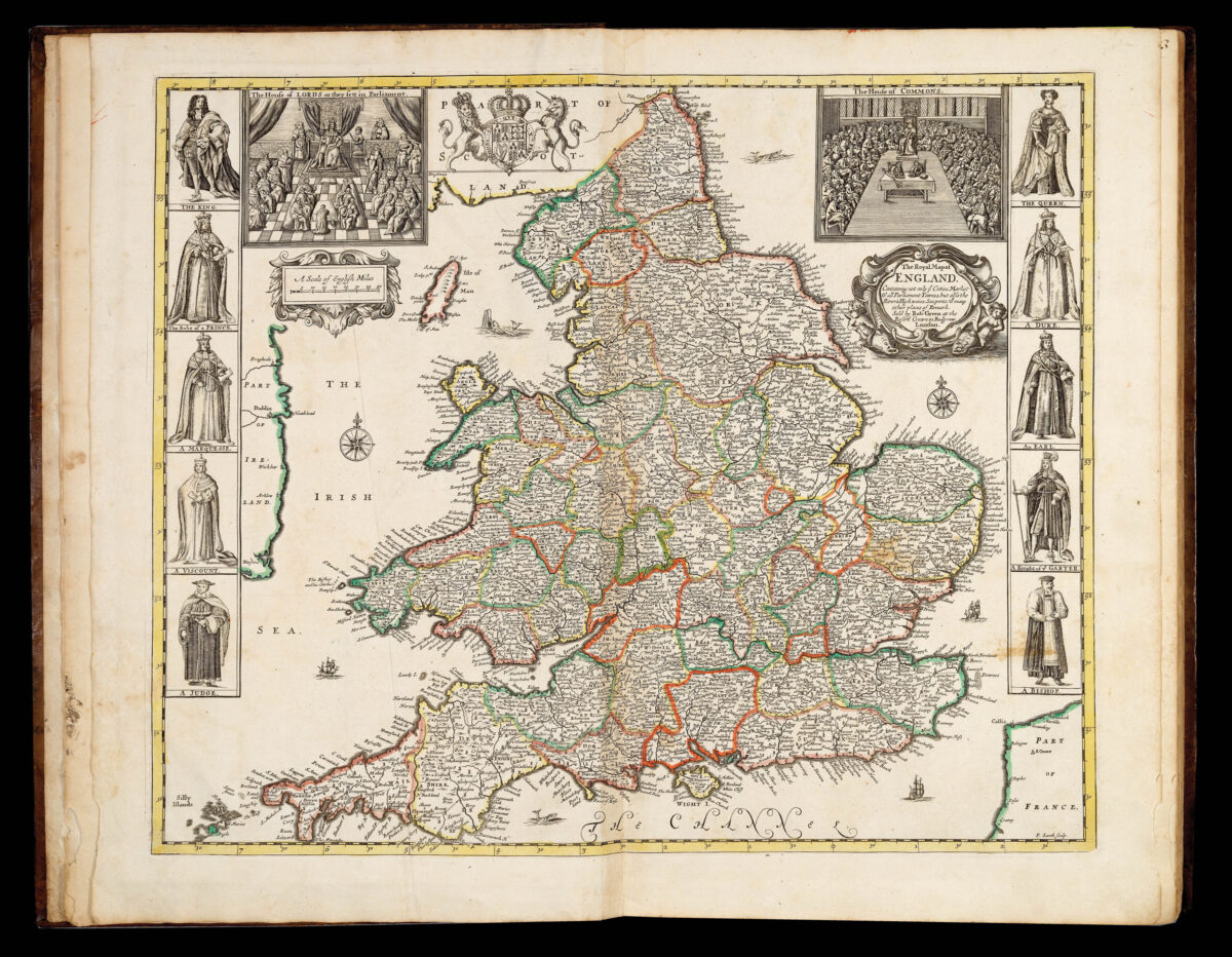 BERRY, William; GREENE, Robert; JANSSONIUS, Johannes; MORDEN, Robert; and SPEED, John [Composite Atlas of England and Wales]