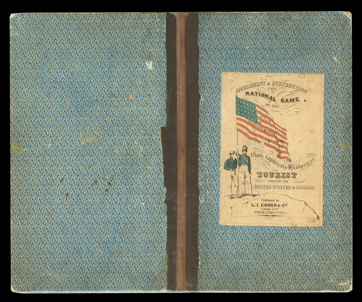 Wallis, Edward [after] & Kollner, Augustus [litographer] & Sinclair, Thomas [printer], National Game of the Star Spangled Banner, Or Geographical & Historical Tourist through the United States & Canada