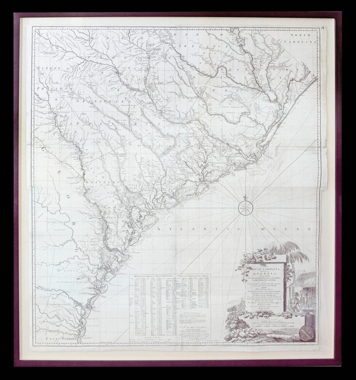 DE BRAHM, William Gerard A Map of South Carolina and a part of Georgia