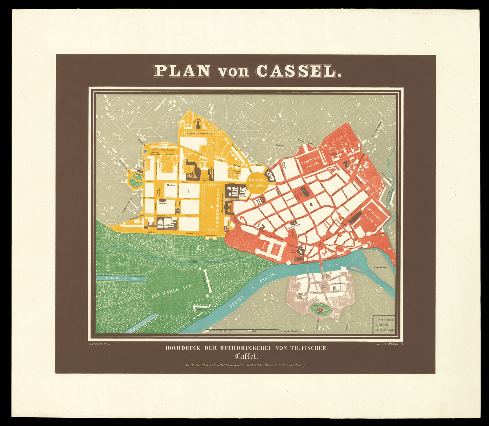 CAESAR, W. Plan von Cassel.