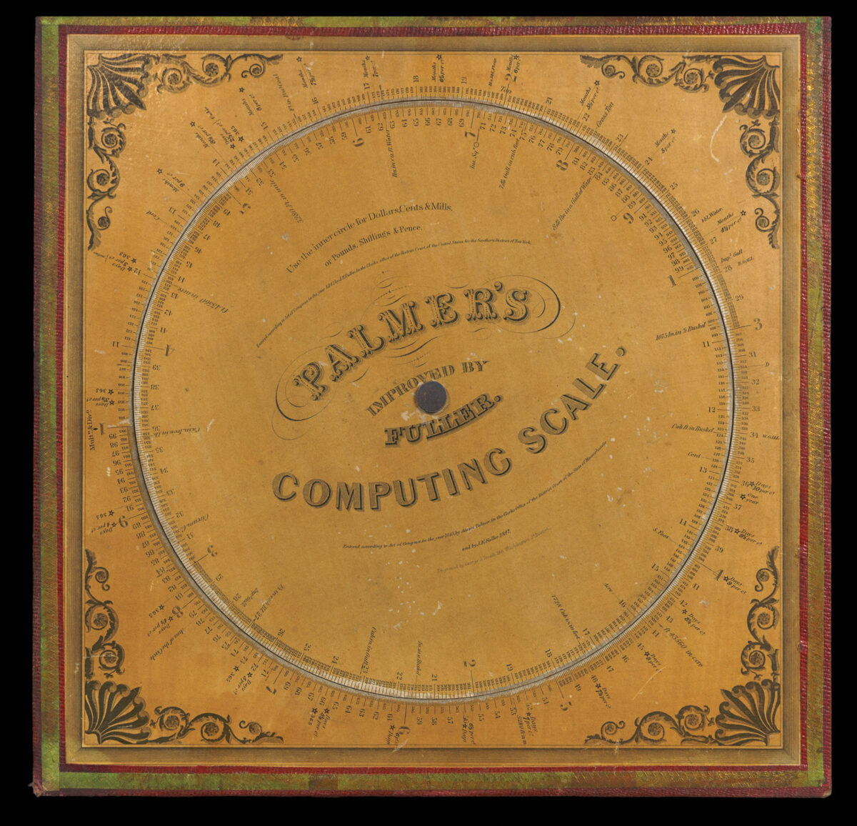 FULLER, John Emory. Fuller's computing telegraph [cover title].