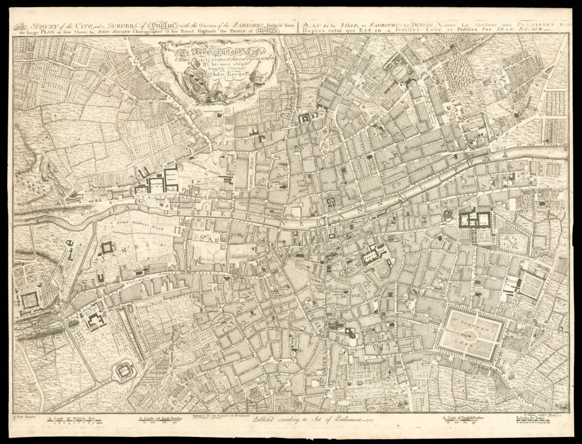 ROCQUE, John A Survey of The City and Suburbs of Dublin
