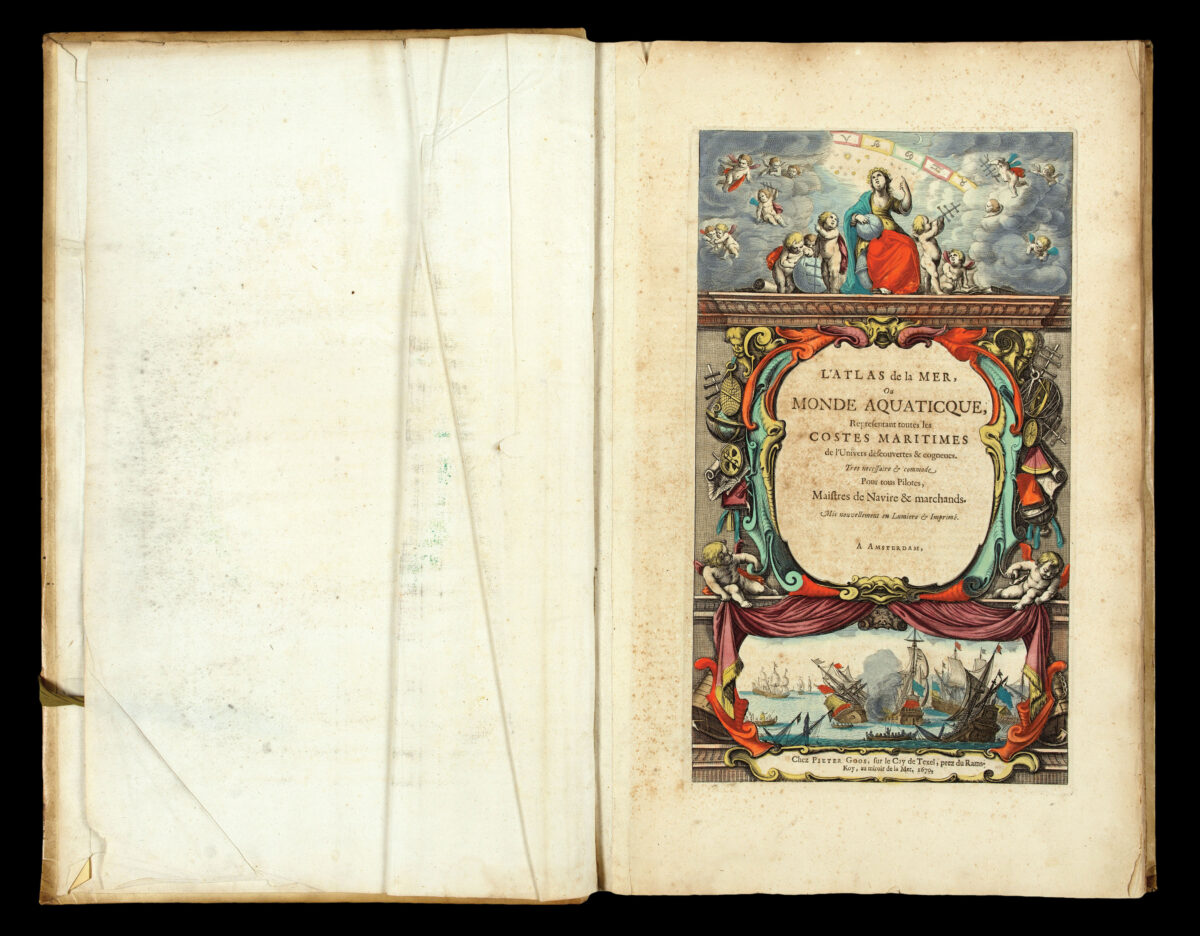 GOOS, Pieter L'Atlas de la Mer ou Monde aquaticque.