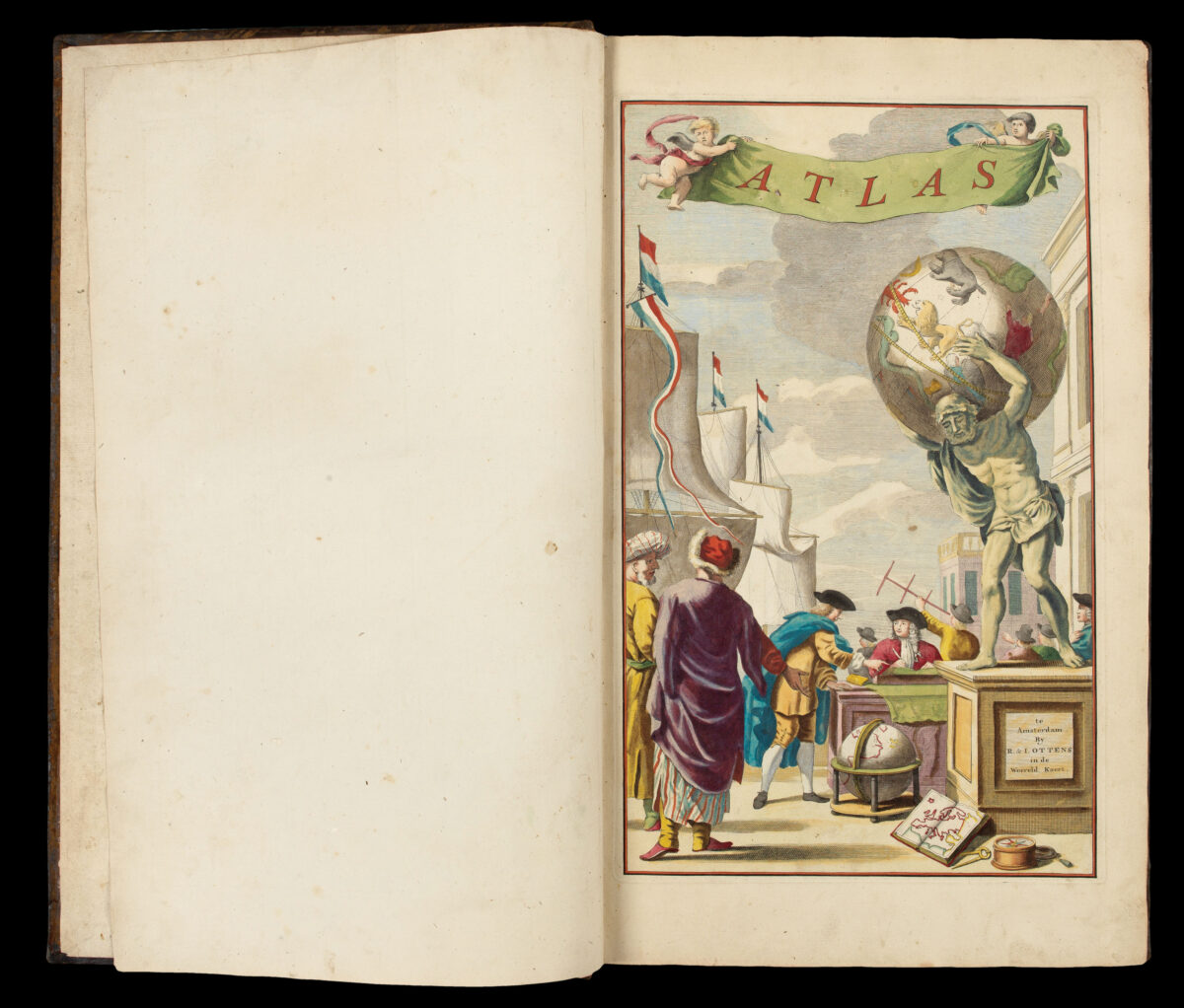RENARD, Louis. Atlas van Zeevaert en Koophandel door de Geheele Weereldt.