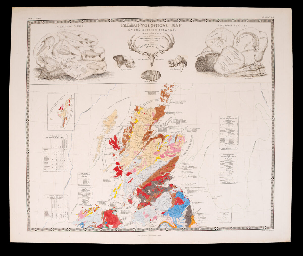 BERGHAUS, Henry; and Alexander Keith JOHNSTON The Physical Atlas;