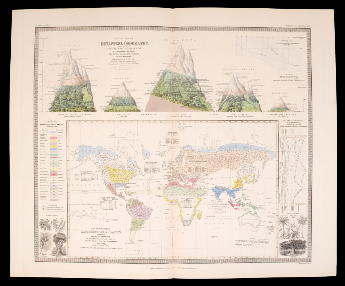 BERGHAUS, Henry; and Alexander Keith JOHNSTON The Physical Atlas;