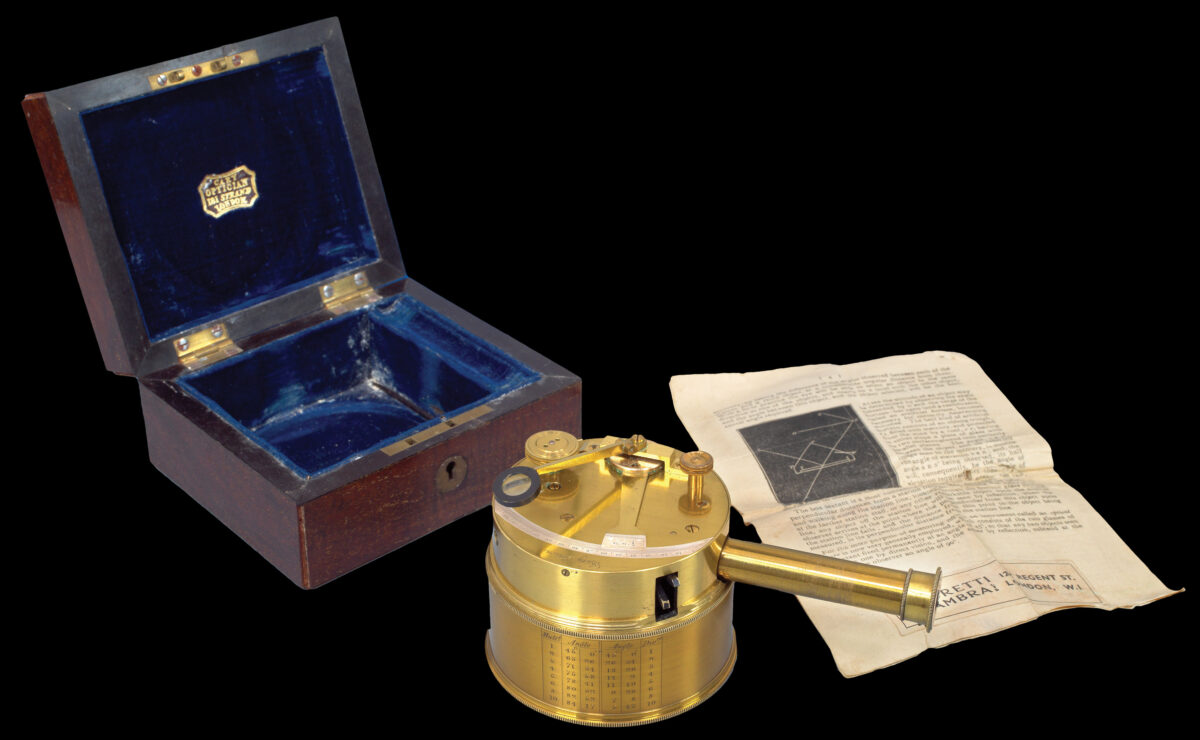 CARY, John Brass Box Sextant.