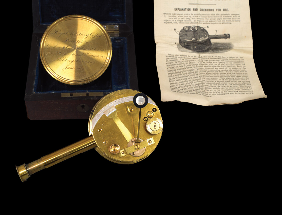 CARY, John Brass Box Sextant.