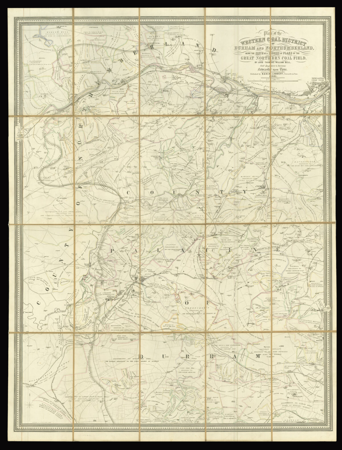 BELL, [John Thomas William] [Series of Plans of the Great Northern Coal Field].