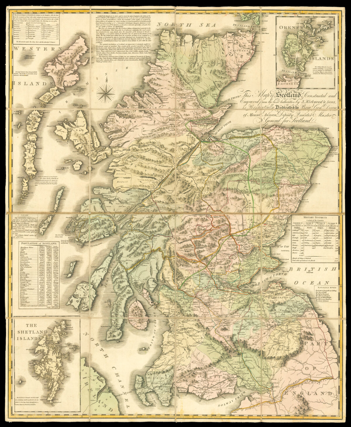 KIRKWOOD, J. This Map of Scotland,