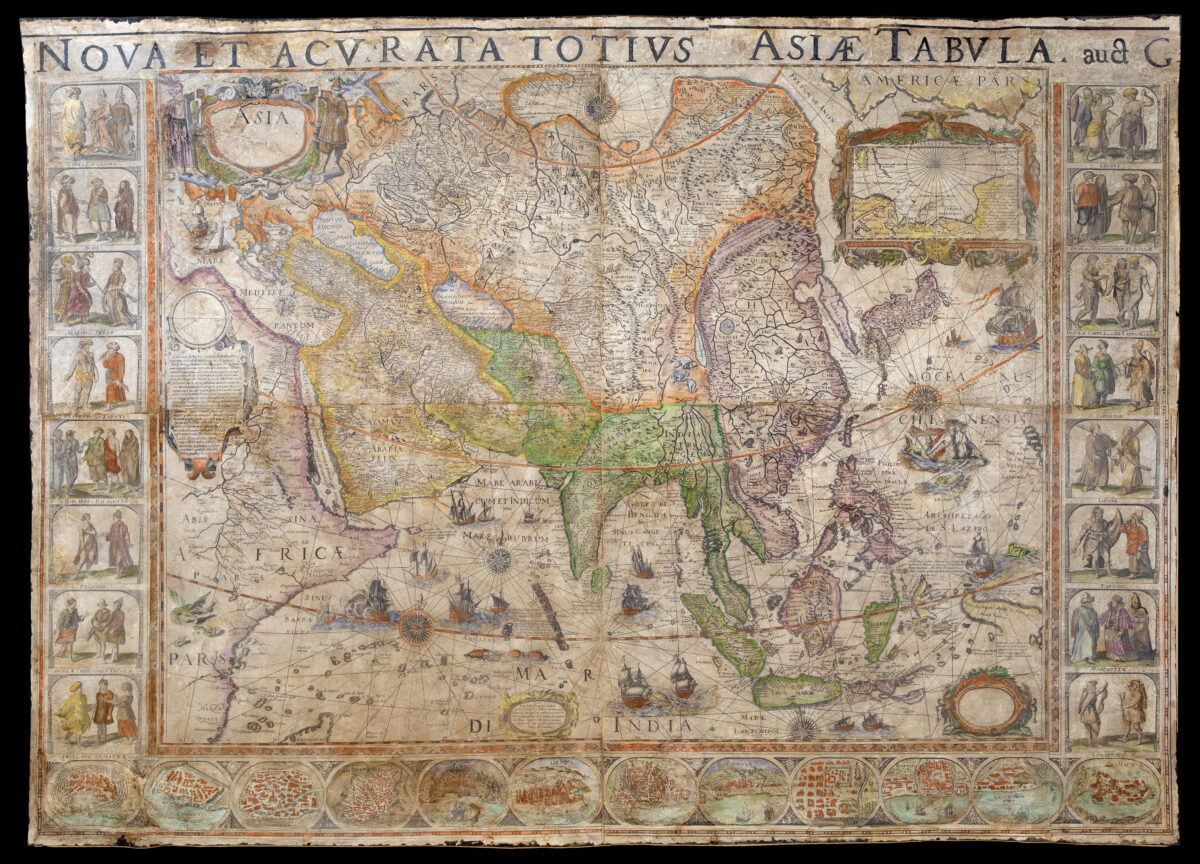 BLAEU, Willem [Set of the maps of the four continents].