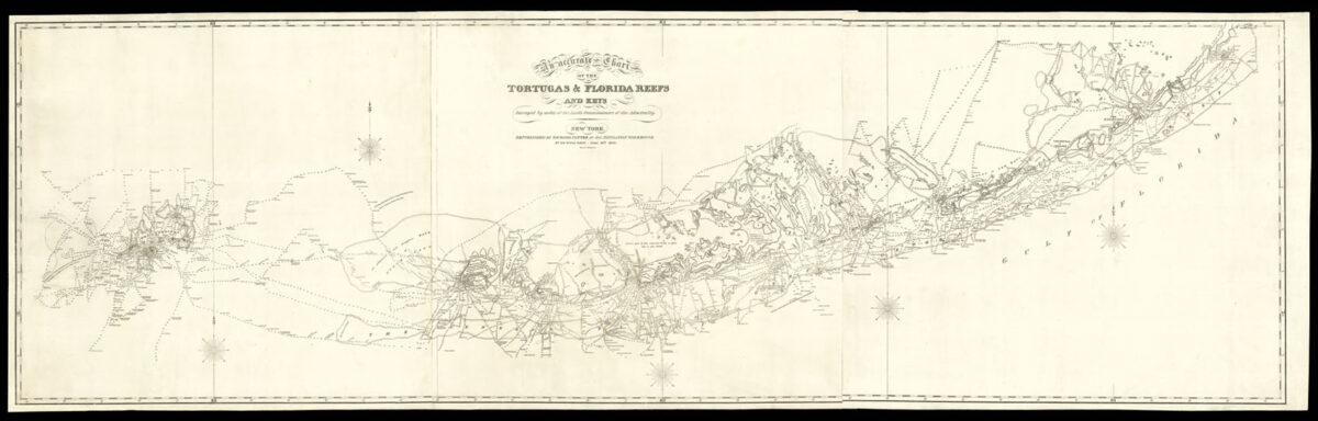 GAULD, George. An accurate chart of the Tortugas & Florida Reefs and Keys