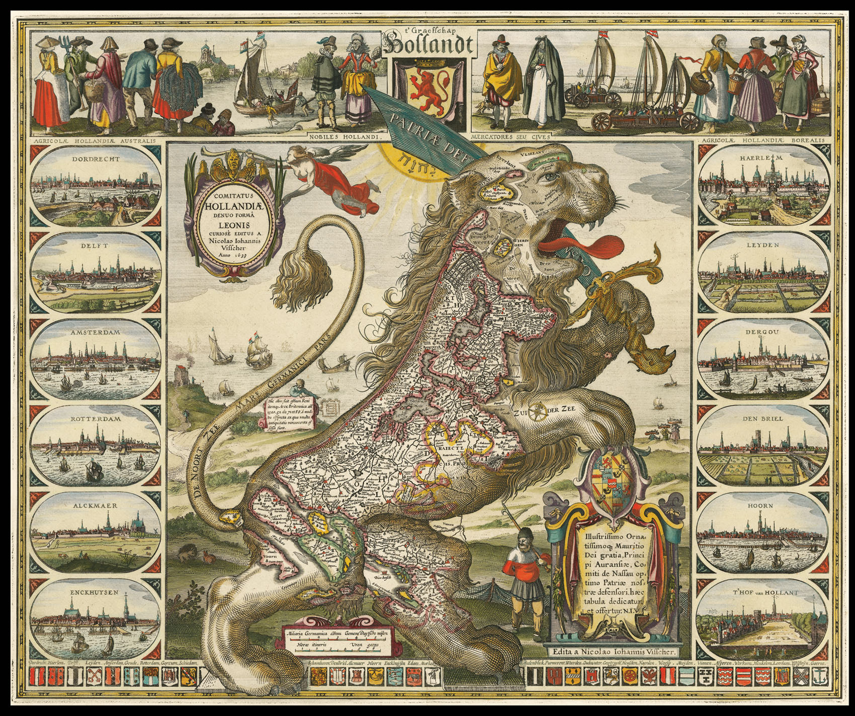 VISSCHER, Nicolas Comitatus Hollandiae