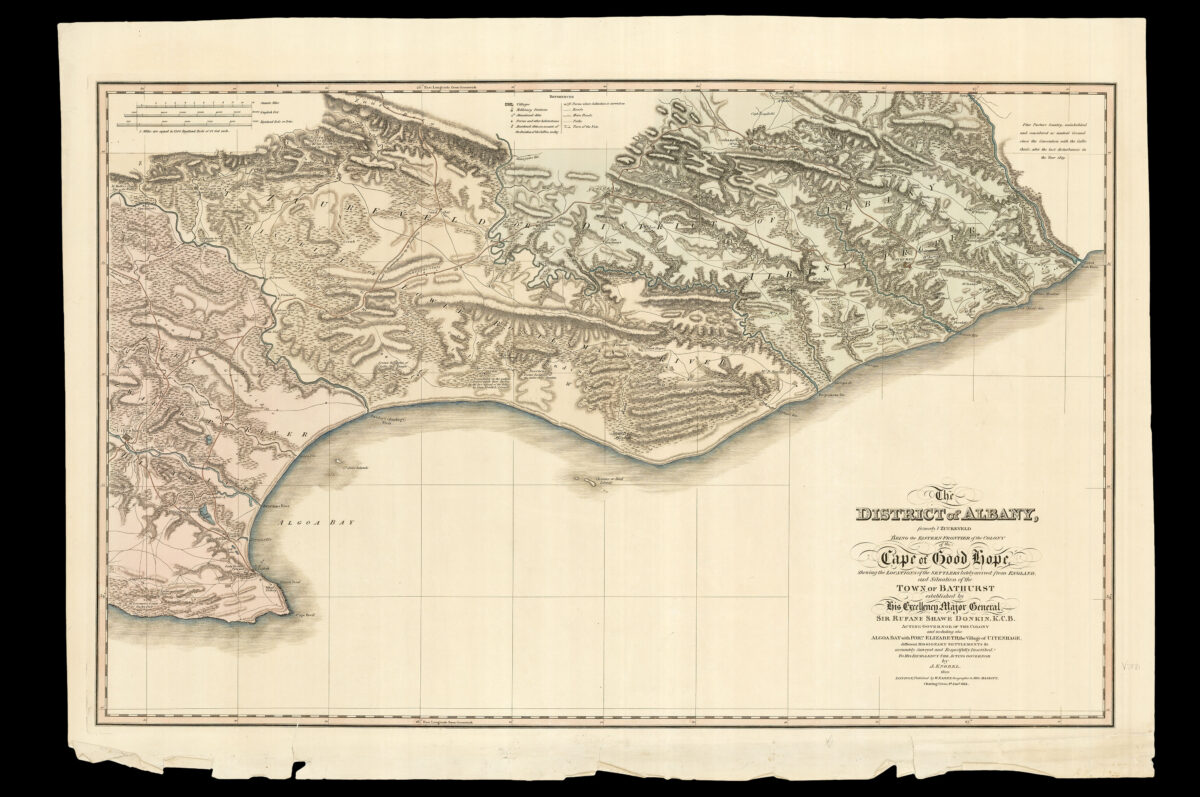 KNOBEL, J.C.B. The District of Albany formerly t'Zuurenveld, being the eastern frontier of the Colony of the Cape of Good Hope,