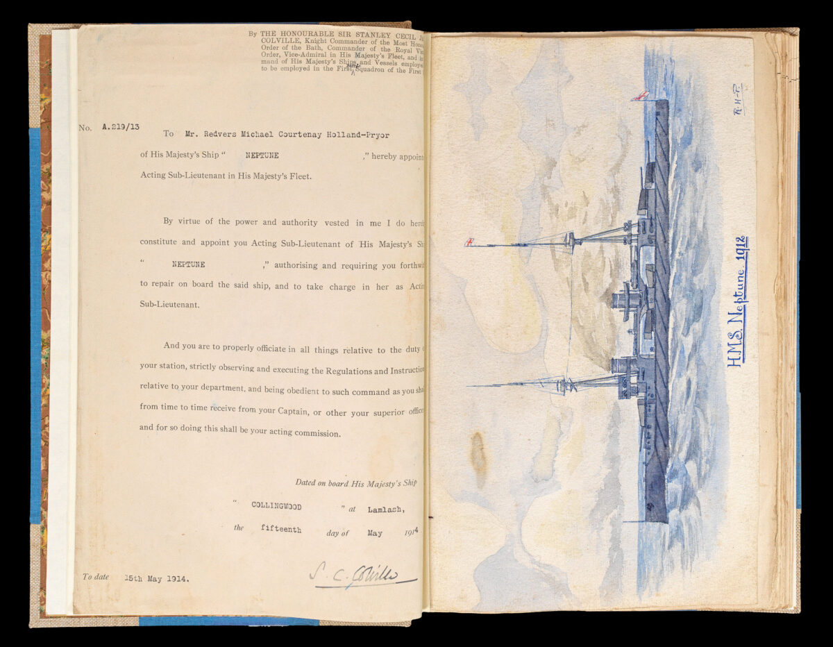 PRYOR, Commando Redevers Michael [D-Day Bigot Maps and other personal effects of Commando Redevers Michael Pryor].