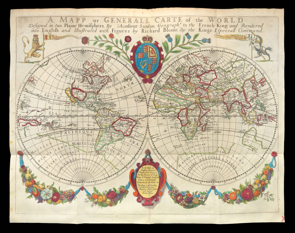 BLOME, Richard Cosmography and Geography In Two Parts:
