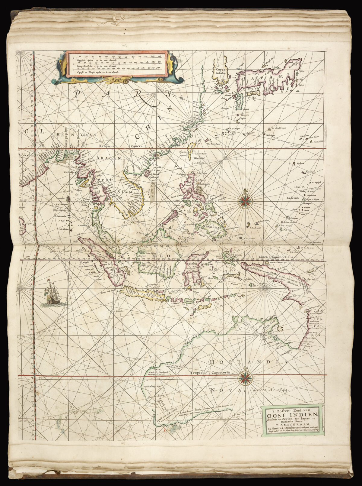 DONCKER, Hendrik De Zee-Atlas Ofte Water-Waereld