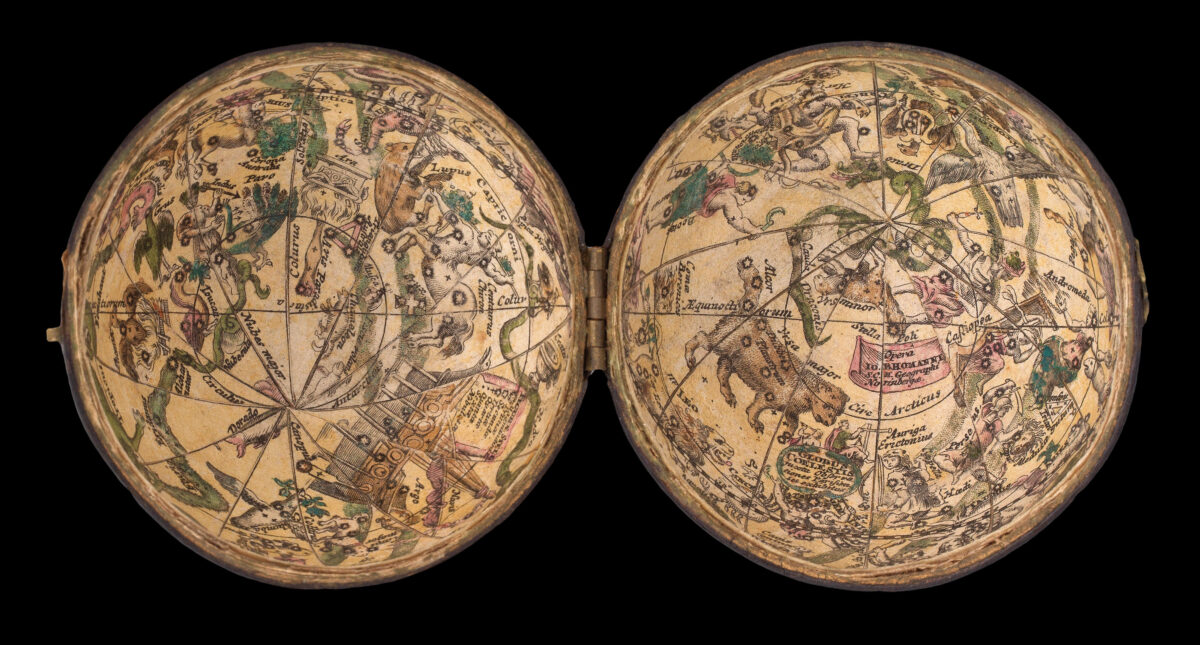 [HOMANN, Johann Baptist]. Globus terrestris juxta observationes Parisienses Regia Academiae Scientiarum constructus.