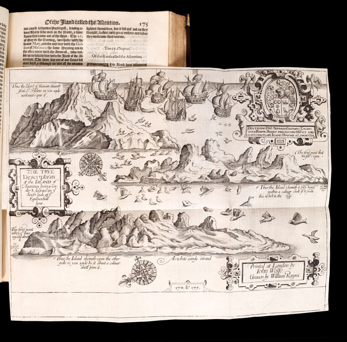 LINSCHOTEN, Jan Huygen van. John Huighen van Linschoten his Discours of Voyages unto ye Easte & West Indies. Devided into Foure Bookes.