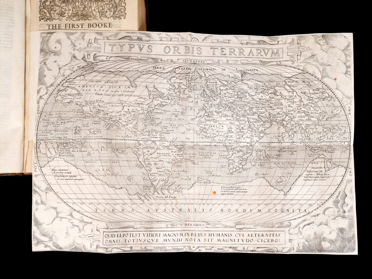 LINSCHOTEN, Jan Huygen van. John Huighen van Linschoten his Discours of Voyages unto ye Easte & West Indies. Devided into Foure Bookes.