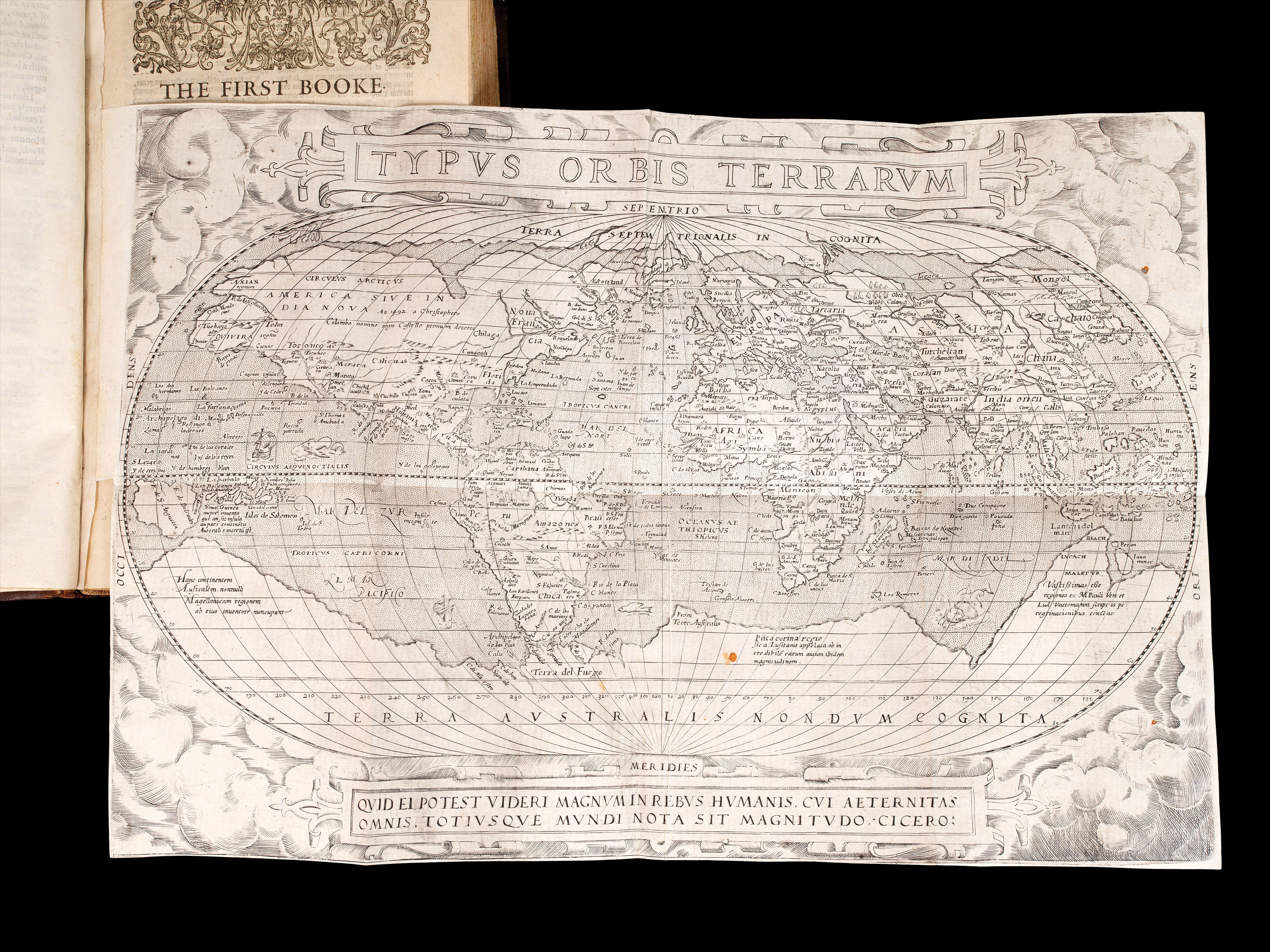 LINSCHOTEN, Jan Huygen van. John Huighen van Linschoten his Discours of Voyages unto ye Easte & West Indies. Devided into Foure Bookes.