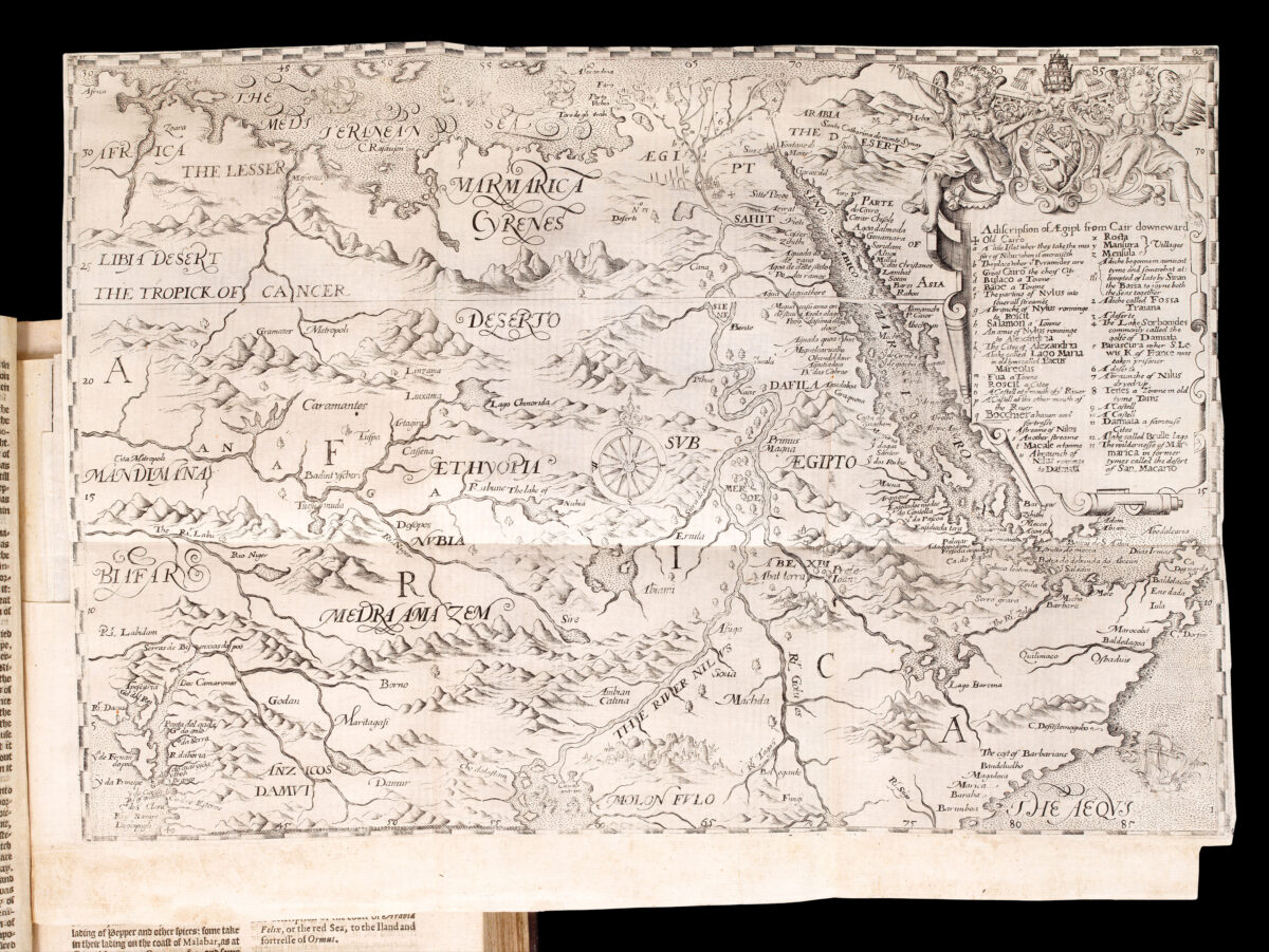 LINSCHOTEN, Jan Huygen van. John Huighen van Linschoten his Discours of Voyages unto ye Easte & West Indies. Devided into Foure Bookes.