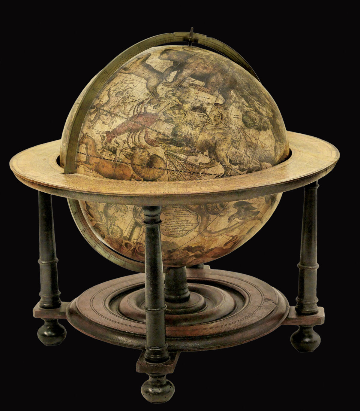 Gerard VALK (1652-1726) & Leonard VALK (1675-1746). [Pair of 12-inch Table Globes: Terrestrial and Celestial]