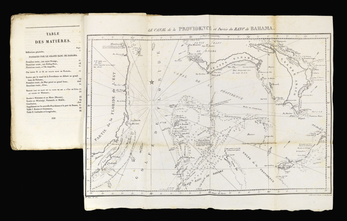 STEETZ, William Instruction Nautique sur Les Passages a L'Ile de Cuba et au Golfe du Mexique,